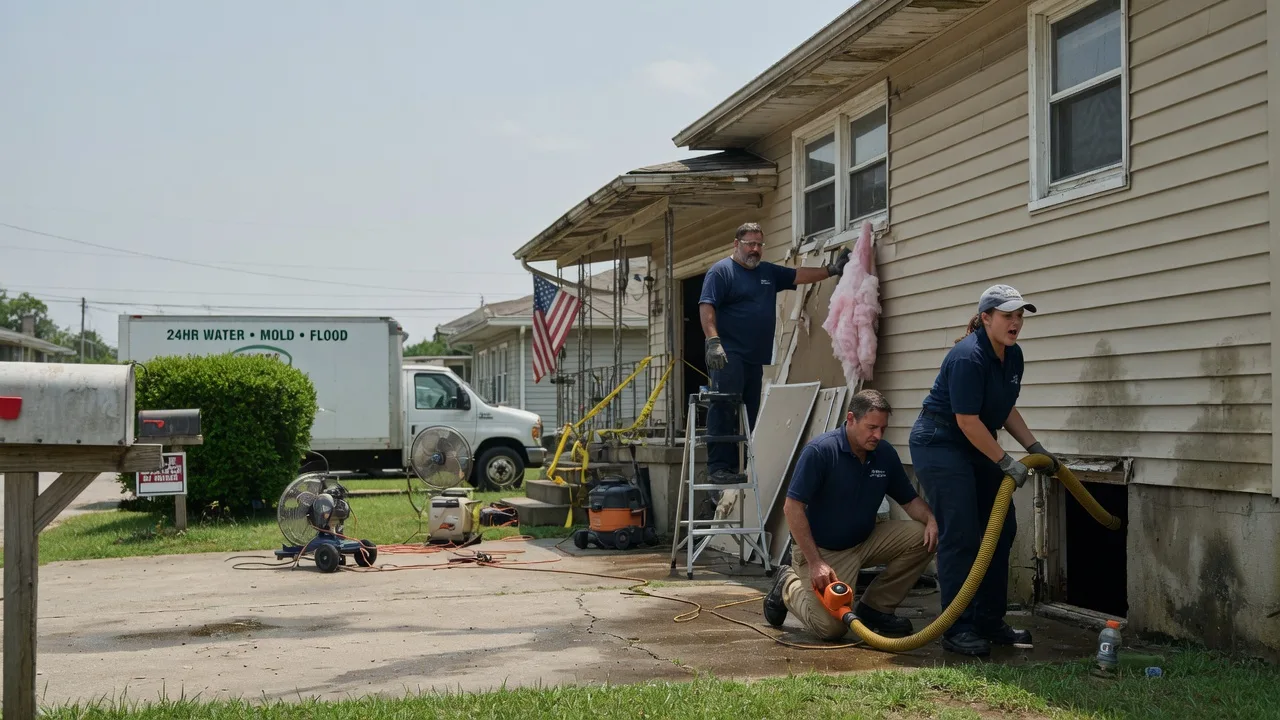 Water Damage Repair in Dale, IL near me